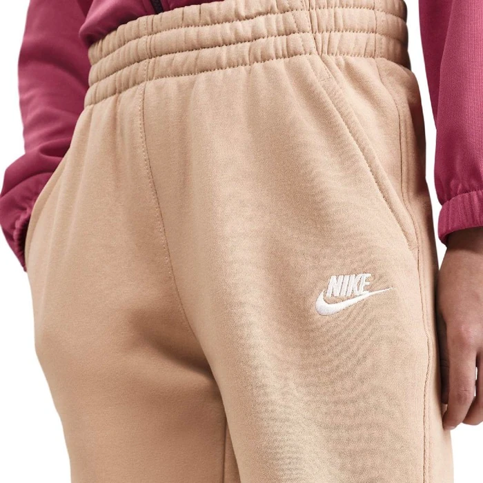 Nike Sportswear Club Fleece Trainingshose lang hemp/white (Junior)