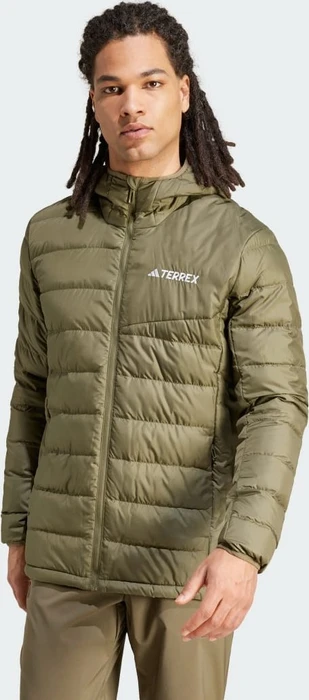 adidas Terrex Multi Light Hooded Daunen Jacke olive strata (Herren)