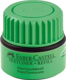 Faber-Castell Textliner 1549 refill ST63 25ml, grün