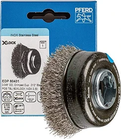 Pferd POS TBU 60/X-LOCK INOX 0.3 Topfbürste gewellt, 60mm, 1 Stück