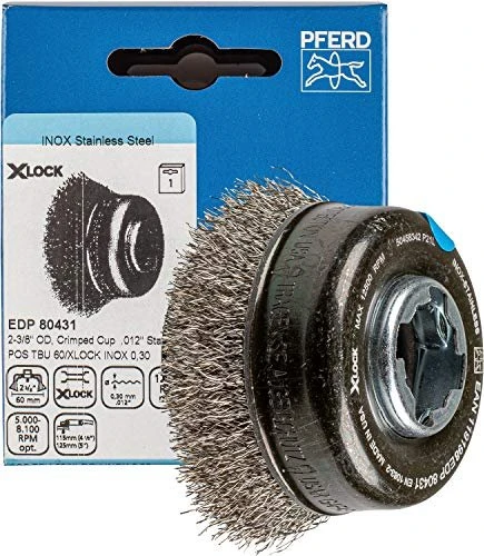 Pferd POS TBU 60/X-LOCK INOX 0.3 Topfbürste gewellt, 60mm, 1 Stück
