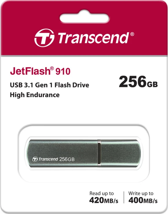 Transcend JetFlash 910 256GB, USB-A, USB 3.2 Gen 1×1