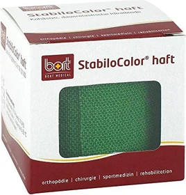 Bort Medical StabiloColor haft Bandage grün, 6cm x 5m, 1 Stück
