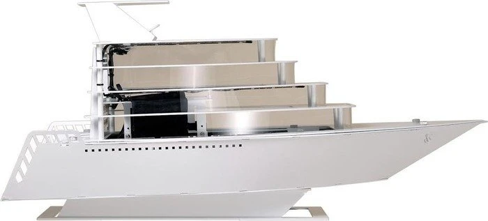 Lian Li PC-Y6 Odyssey Yacht weiß, Mini-ITX