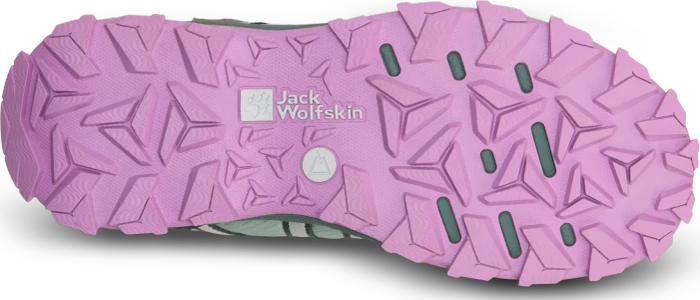Jack Wolfskin Wild Hike Texapore Mid VC grün (Junior)
