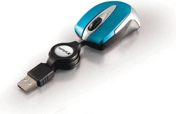 Verbatim Go Mini Optical Travel Mouse blau, USB