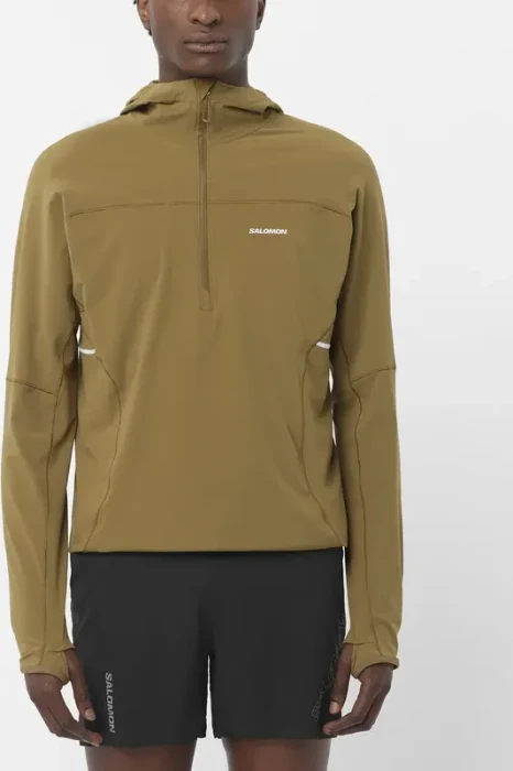 Salomon Sense Aero Hybrid Laufjacke brilliant olive (Herren)