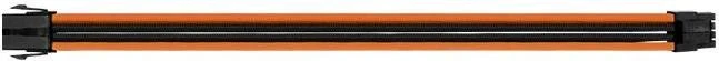 Thermaltake TtMod Sleeve Cable Verlängerung 30cm, schwarz/orange