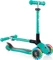 Globber Foldable Lights Kickboard emerald green Vorschaubild