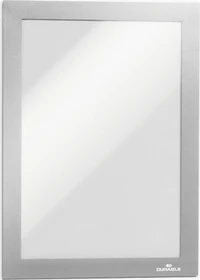 Durable Duraframe Magnetic Schutzrahmen, A5, silber, 5 Stück