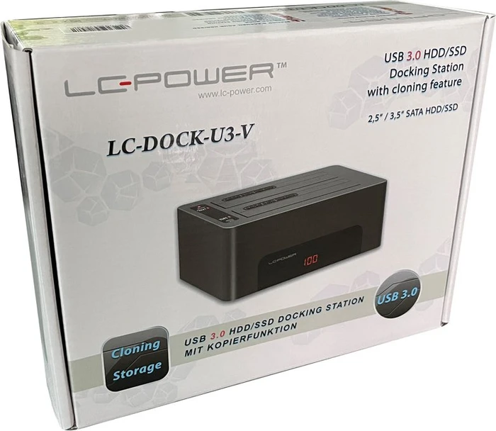 LC-Power LC-DOCK-U3-V Dockingstation, USB-B 3.0