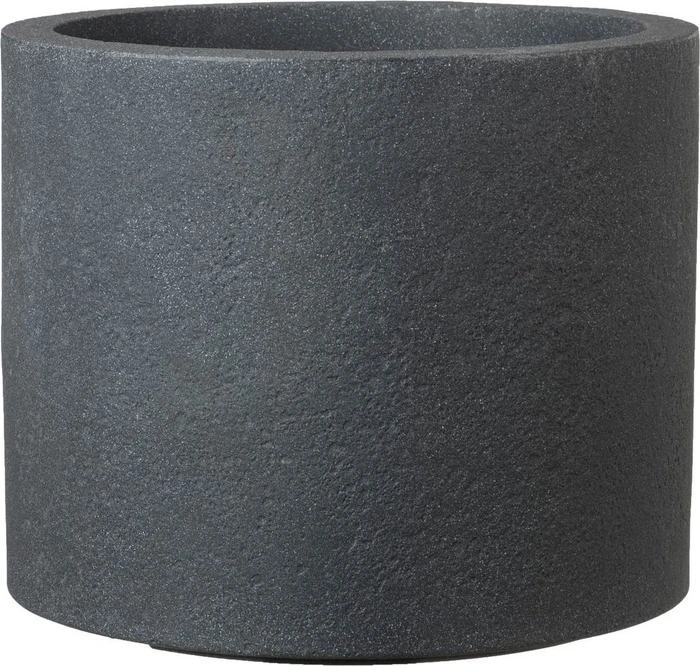 Scheurich Panzano Pflanzgefäß 48cm schwarz-granit