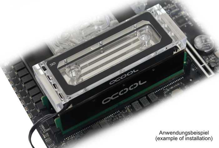 Alphacool Aurora Acryl X4 D-RAM