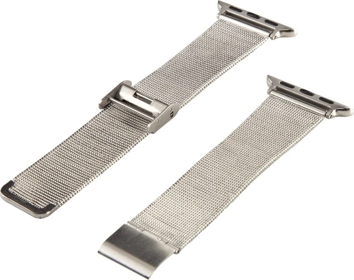 Hama Milanaise-Armband für Apple Watch 38mm silber