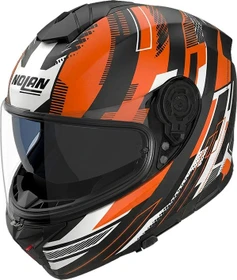 Nolan N80-8 Decurio 367 schwarz/weiß/orange