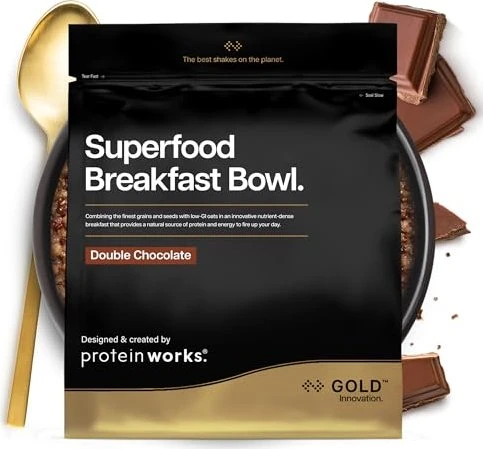 The Protein Works Superfood Breakfast Bowl Double Chocolate 600g