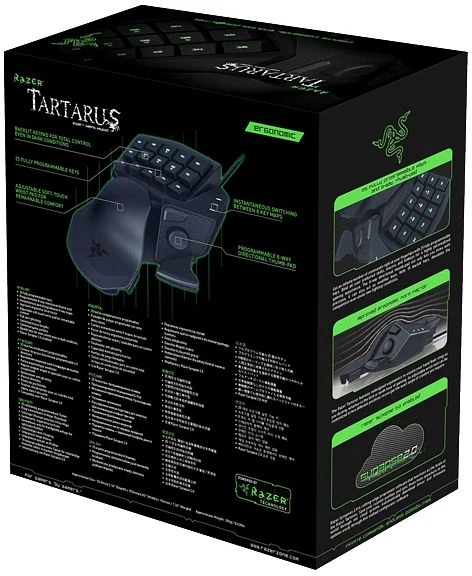Razer Tartarus Expert Gaming Keypad, schwarz, USB