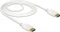 DeLOCK DisplayPort 1.2 Kabel 4K 60Hz weiß, 1.50m Vorschaubild
