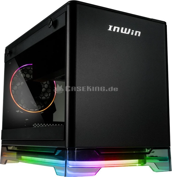 In Win A1 Plus, schwarz, Glasfenster, Mini-ITX, 650W