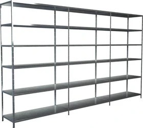 Schulte Lagertechnik PowerMAX Schwerlastregal 280x230x50cm verzinkt