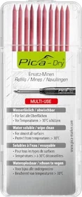 Pica-Marker Dry Set Multi-Use Bleistiftmine rot, 10er-Pack