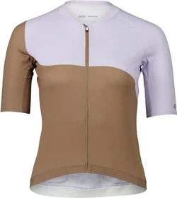 POC Essential Road Print Trikot kurzarm jasper brown/purple quartz (Damen)