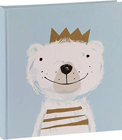 Goldbuch Buch Fotoalbum Fortuna 30x31 blau