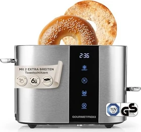 Gourmetmaxx Toaster edelstahl