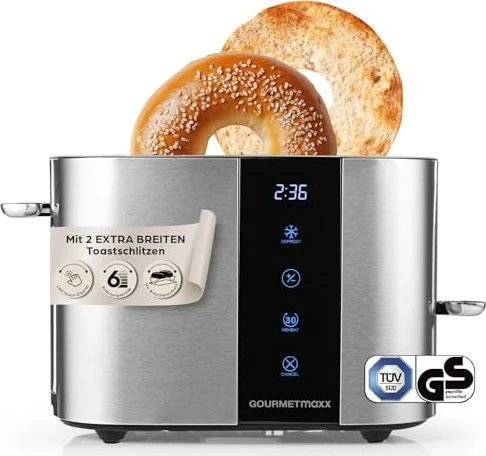 Gourmetmaxx Toaster edelstahl