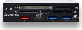 Chieftec Internal Multi-Slot-Cardreader, USB 3.0 19-Pin Stecksockel [Stecker]
