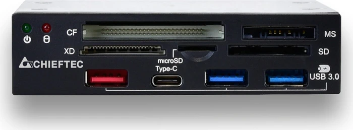 Chieftec Internal Multi-Slot-Cardreader, USB 3.0 19-Pin Stecksockel [Stecker]