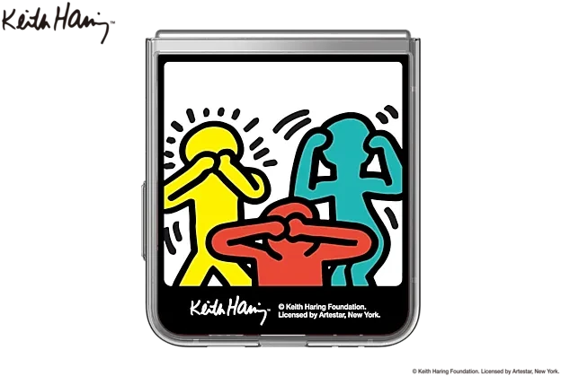 Samsung Slash B Slash Keith Haring Photo Flipsuit Card
