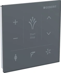 Geberit Wandbedienpanel für Geberit AquaClean schwarz/Glas