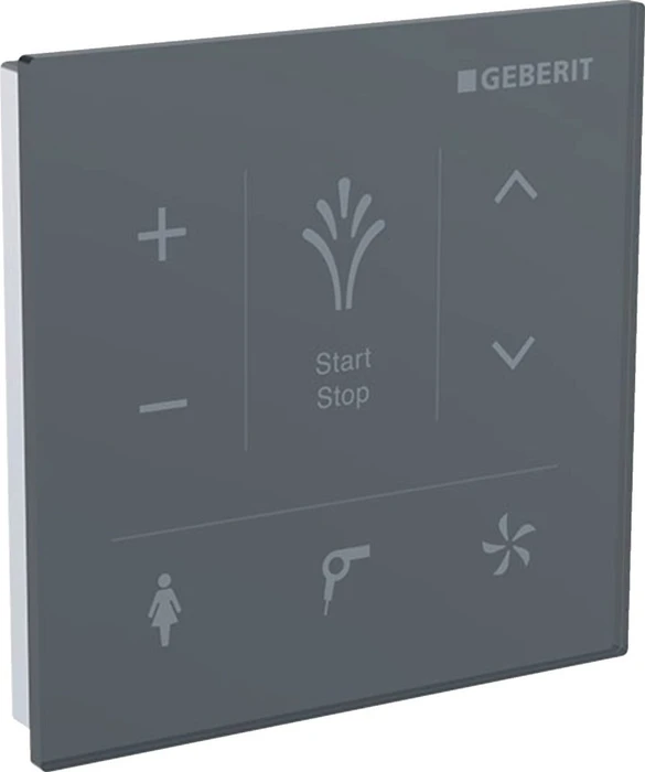 Geberit Wandbedienpanel für Geberit AquaClean schwarz/Glas