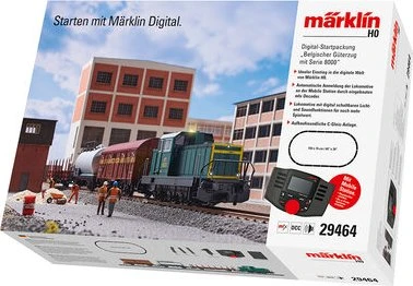 Märklin - Spur H0 Digital-Startpackung - Belgischer Güterzug mit Serie 8000