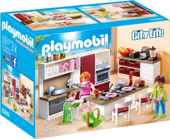 playmobil City Life Große Familienküche