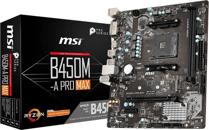 MSI B450M-A Pro MAX (AMD AM4)