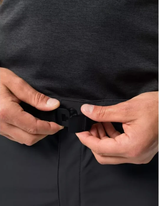 Vaude Badile Hose kurz baltic schwarz/grün (Herren)