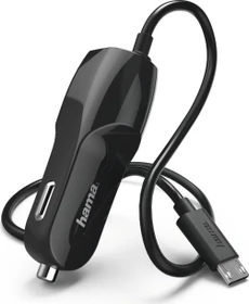 Hama Kfz-Ladegerät Micro-USB 1.0A schwarz