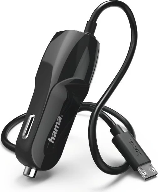 Hama Kfz-Ladegerät Micro-USB 1.0A schwarz