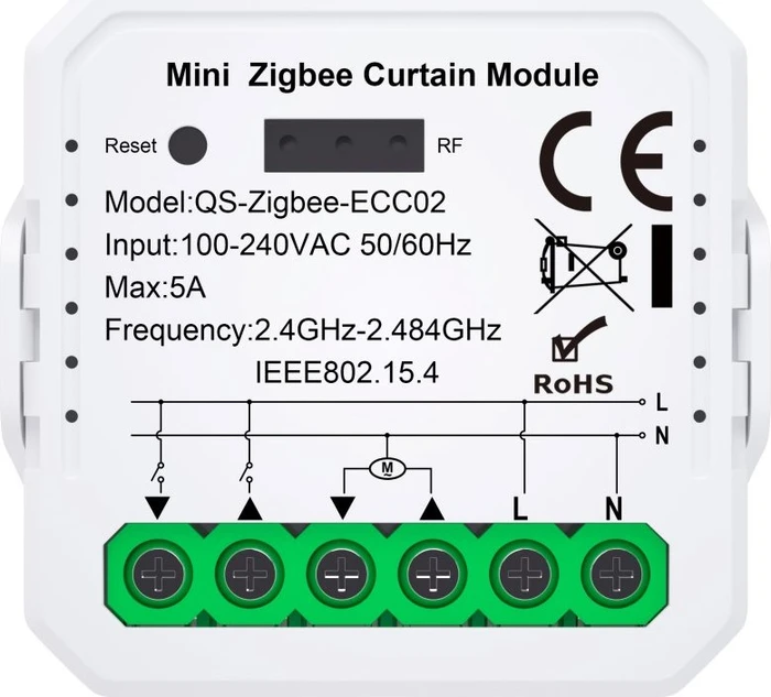 Immax Neo Smart Controller für Jalousiensteuerung, Schaltaktor