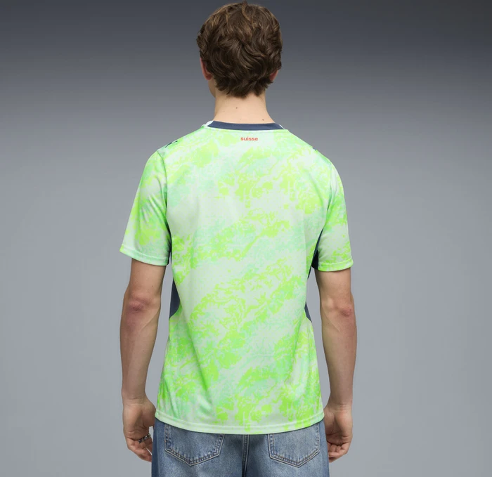 Puma FIFA WM 2026 Schweiz Auswärtstrikot kurzarm sea glass/dark indigo (Herren)