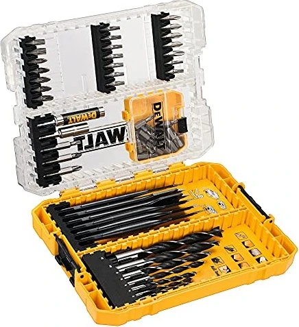 DeWalt DT70758-QZ Drill Drive Bohrer-/Bits-Zubehörset inkl. Werkzeugbox, 57-tlg.