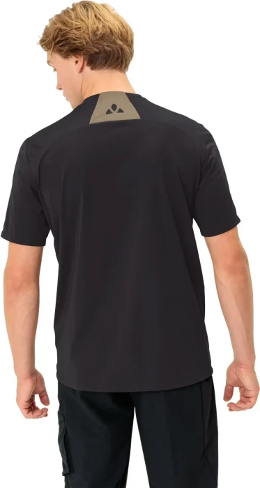 Vaude Qimsa Logo Funktionsshirt kurzarm schwarz (Herren)