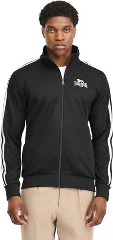 Lonsdale Hoylake Trainingsjacke schwarz/weiß (Herren)