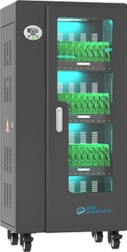 Good Connections Antares Pro T40C, Mobiler Ladeschrank mit UV-C-Desinfektion, schwarz, für Tablets, 40 Geräte bis 11"