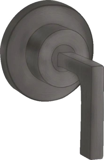 Hansgrohe Axor Citterio Absperrventil Unterputz mit Hebelgriff brushed black chrome