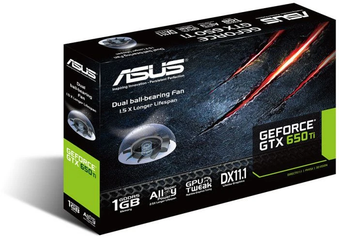 ASUS GeForce GTX 650 Ti, GTX650TI-PH-1GD5, 1GB GDDR5, VGA, 2x DVI, HDMI