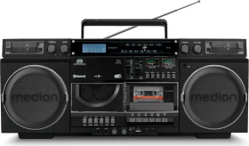 Medion Life Retro-Boombox P66538 schwarz
