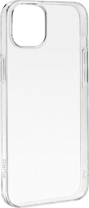 Puro 03 Nude Cover für Apple iPhone 15 Plus transparent